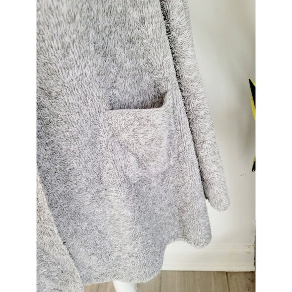 Hugs By Soft Surroundings Grey Hug Me Cardi Lounge Cardigan Sweater Oversize M - Picture 5 of 11